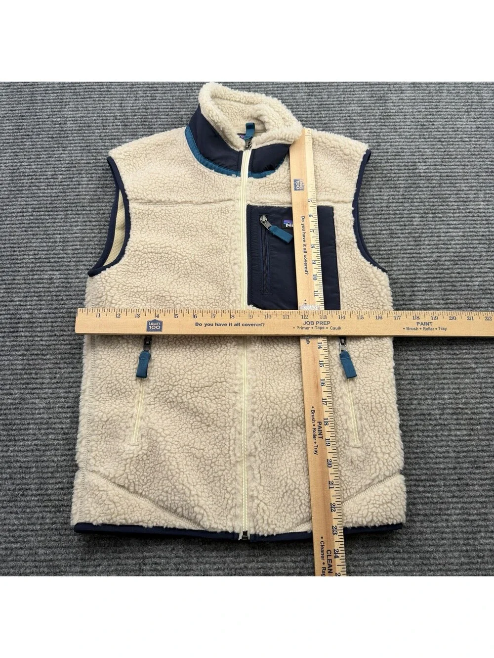 Patagonia Retro-X Deep Pile Sherpa Fleece Vest Men’s Size XXS Or Kids XL NWOT